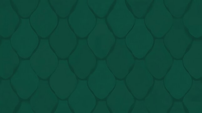 Illustration of Dark green leafy pattern background texture.