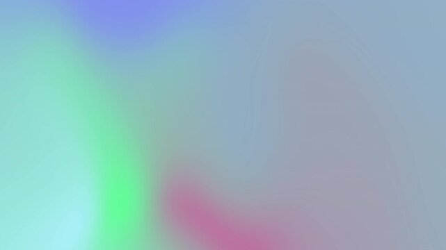 Abstract motion background featuring soft fluid transitions with pastel mint green, light blue, and grey gradient colors.