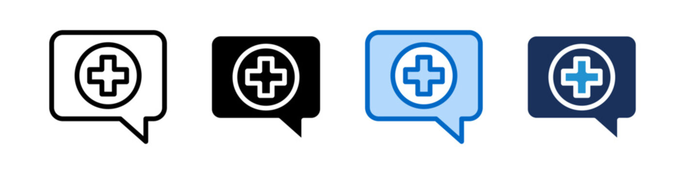 Diagnosis Icon Collection With Multiple Styles