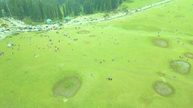 Doodhpathri (Valley of Milk) is a tourist destination and a hill station in the Indian administered union territory of Jammu and Kashmir. It is located in khan sahab area of Budgam district.