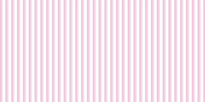 Abstract soft pink and white vertical stripes pattern background. Minimalist pastel candy stripe texture. Vector geometric seamless layout for sweet packaging, baby shower, or wrapping paper