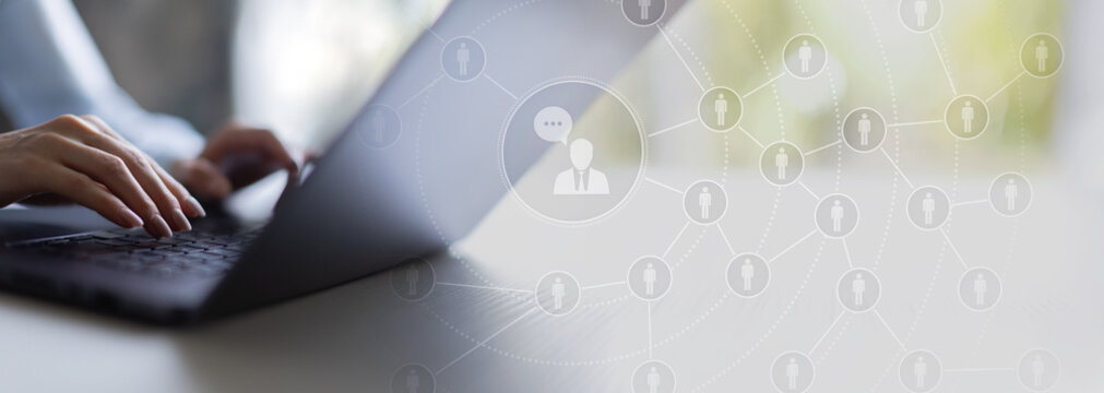 Communication Network and User Interaction for Business Collaboration and Social Connectivity