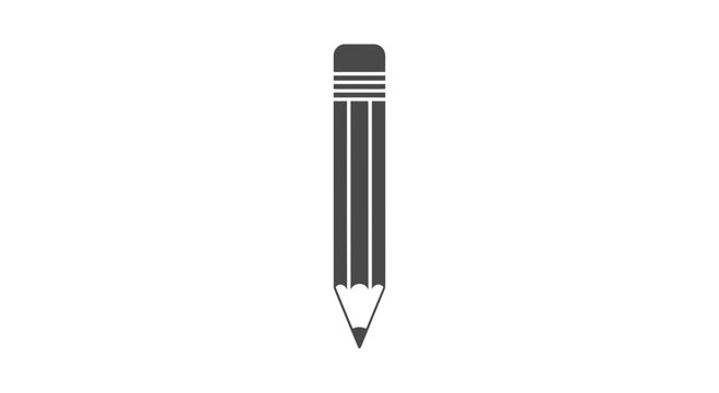 Black and White Pencil Illustration.