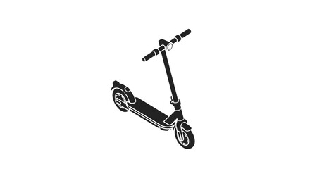 Naklejka premium Electric Scooter Isolated on White Background.