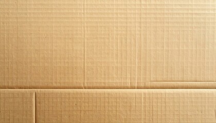Fototapeta premium Close-up texture of corrugated cardboard box surface.