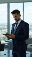 Fototapeta premium businessman working on laptop