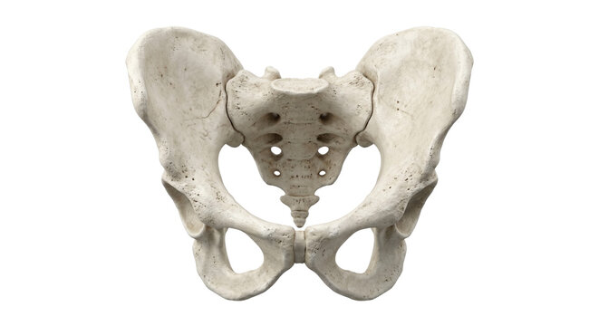 Realistic human pelvis bone skeleton anatomy structure