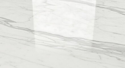 Fototapeta premium White marble surface texture with elegant grey veining pattern