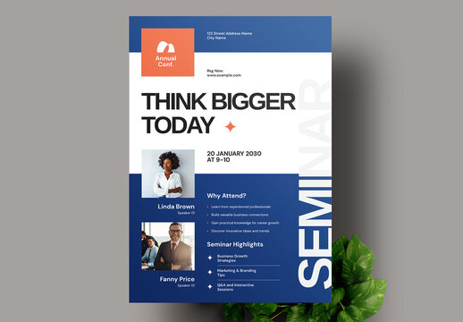 Business Seminar Flyer Template