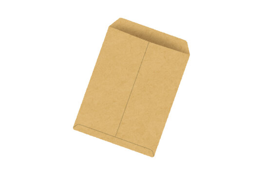 A simple brown paper envelope, often used for sending documents or mail