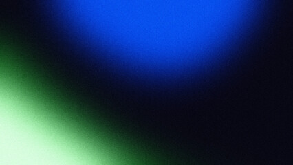 Obraz premium Abstract Blue and Green Grainy Gradient Background with Dark Shadow