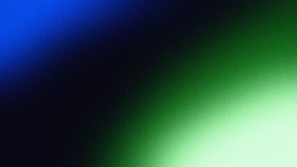 Obraz premium Abstract Blue and Green Grainy Gradient Background with Dark Shadow