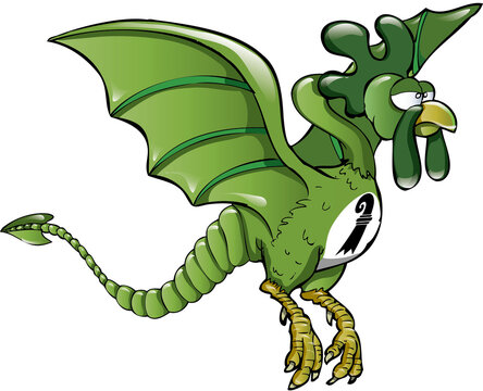 The Baselisk, the legendary dragon-like creature that serves as a traditional symbol of Basel, Switzerland