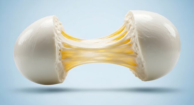Anatomical model of human femur head with ligament