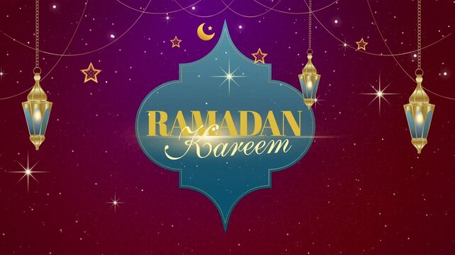 Elegant Ramadan Kareem card design