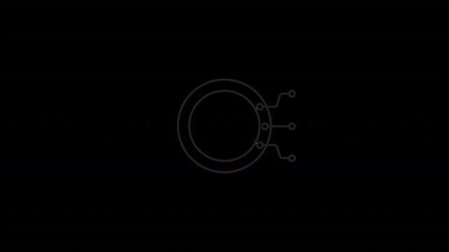 Animated crypto coin in motion, symbolizing digital currency, blockchain investment, and modern financial and business context in alpha channel 