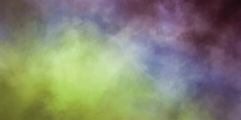 Abstract colorful watercolor smoke cloud sky background with light and dark effects © AMINUL