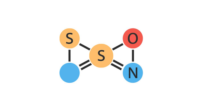 Sulfuryl Chloride Molecular Structure, Chemical Formula, Science and Chemistry Concept