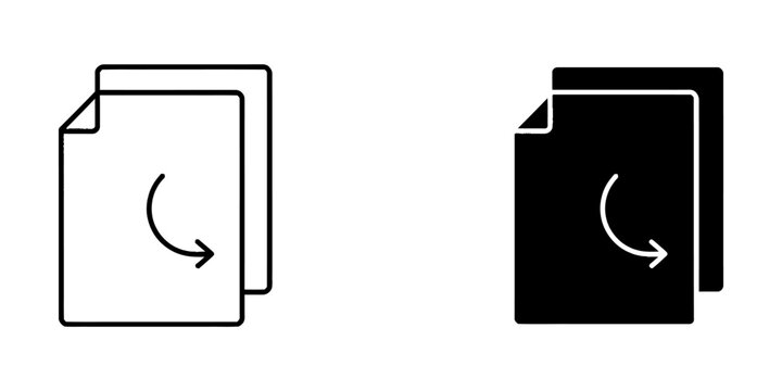 File copy or duplicate icon set with duplicate document interface management isolated application software transfer business