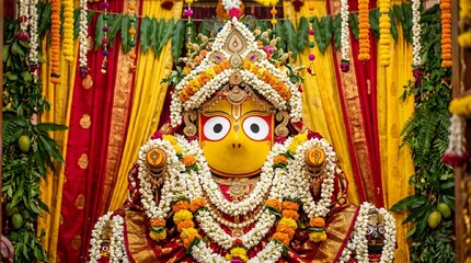 Fototapeta premium Lord Jagannath, Happy Rath Yatra