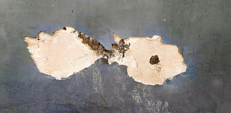 Peeling Paint on Old Concrete Wall Texture
