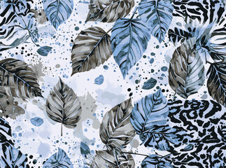 Obraz premium abstract animal skin pattern vector