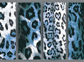 Obraz premium abstract animal skin pattern vector
