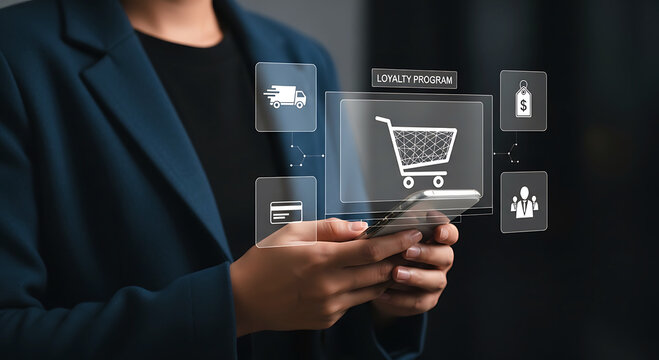 Customer Loyalty Program Digital Rewards Shopping Engagement Analytics