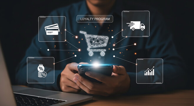 Customer Loyalty Program Digital Shopping Rewards Retention Platform