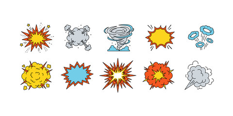 Comic Book Explosion and Action Effects © Alicia