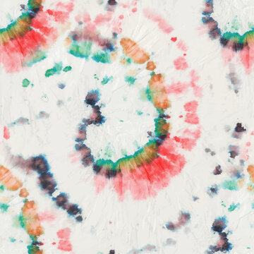 Tie Dye Swirl Vector. Tie Dye Swirl Circle. Seamless Dyed Circle. Green Spiral Pattern. Circle Tie Dye Print. Blue Grey Print. Spiral Brown Circle. Blue Curve Background. Spiral Red Round Background
