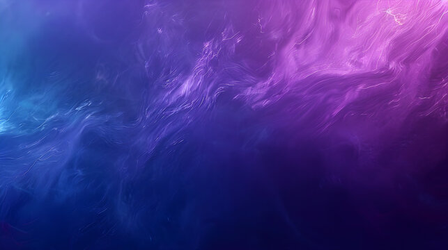 Abstract background with flowing liquid waves in shades of blue and purple, digital art texture with soft light effects