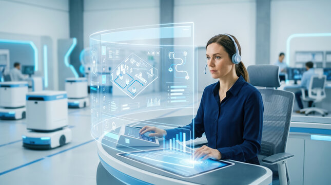 Remote robot control for industrial automation and efficiency