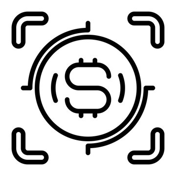 target icon, line icon style