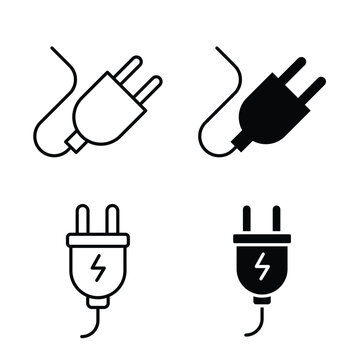 Electrical plug icon