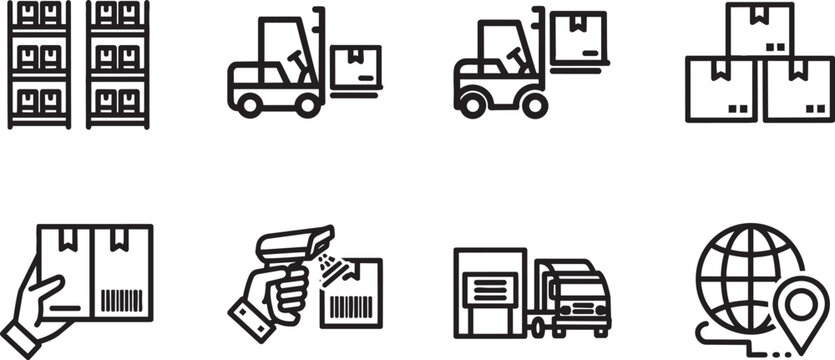 Professional Security and Data Protection Icon Set - Shield, Padlock, Eye/Privacy, Fingerprint, and Secure Server Vector Icons