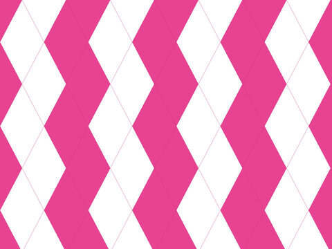 Two Tone Diamond Harlequin Pattern Modern Fashion Print Design