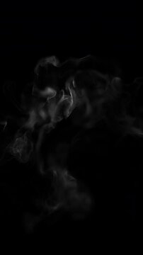 Abstract Smoke Impact Animation