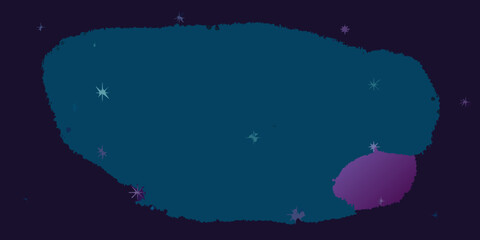 Dark nebula with scattered stars digital illustration © Rathin