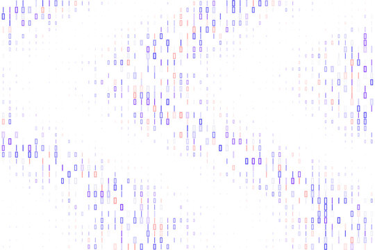 Abstract Binary Code Background with Digital Data Stream Pattern for Technology and Cybersecurity Concepts