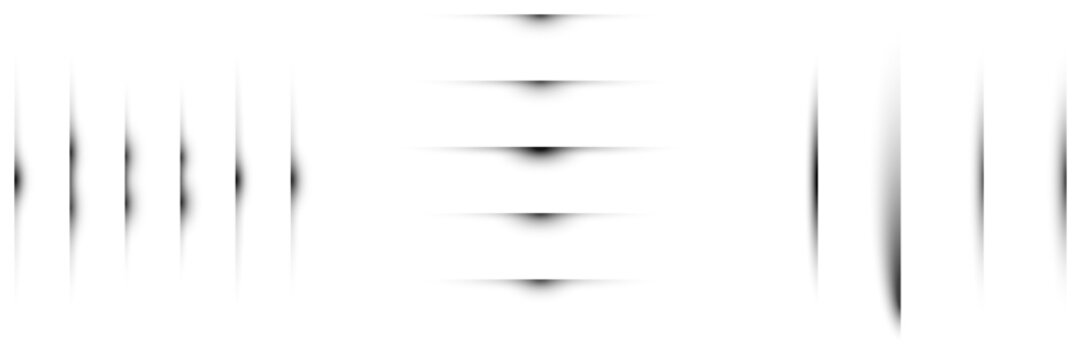 Abstract Minimalist Shadow Dividers Set for Modern Graphic Design Layouts and UI Elements