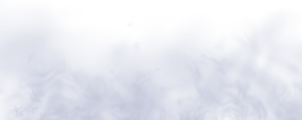Fototapeta premium Delicate smoky mist with soft gray haze and natural transparent movement. Premium fog overlay created for cinematic compositions in PNG format.