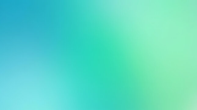 Soft Abstract Gradient Background Featuring Vibrant Aqua Blue Turquoise And Mint Green Tones For Modern Minimalist Design
