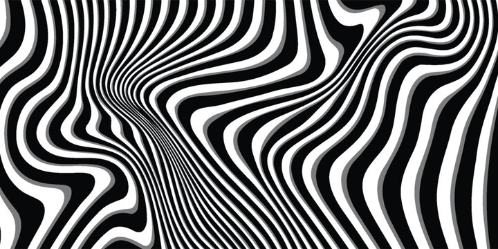 Abstract diagonal line halftone pattern background. Simple black and white vector illustration of geometric parallel stripes gradient texture, modern minimal graphic layout, and optical transition wal