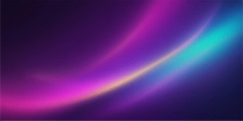 Fototapeta premium Abstract glowing gradient with flowing waves of vibrant purple, pink, and turquoise, creating a luminous and energetic visual effect.