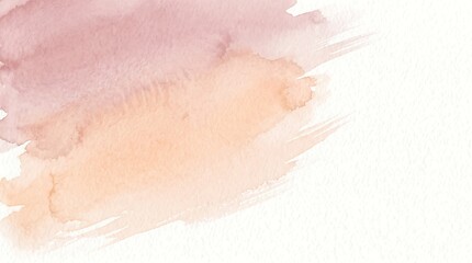 Fototapeta premium Abstract Watercolor Texture Background in Dusty Pink and Peach Tones
