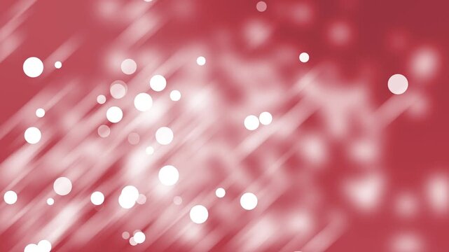 Bokeh light streaks background animation, Soft bokeh background with diagonal light streaks and glowing white circular highlights
