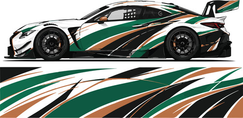 Naklejka premium Racing Car Speed Vehicle Motorsport 2.