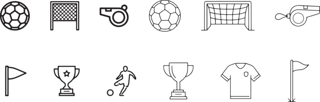2026 Soccer Ball Speed Logo Vector &ndash; Red and Black Abstract Football Goal Graphic Isolated Design