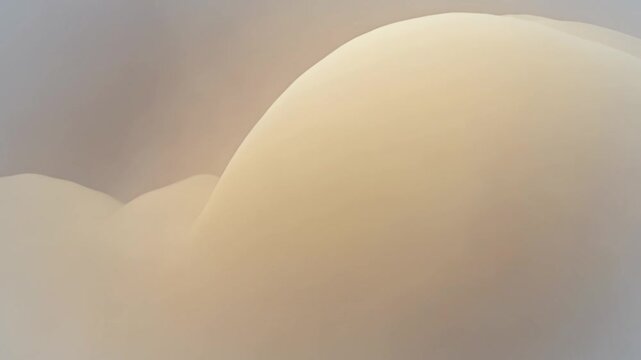Abstract golden clouds billowing in a dreamy atmosphere